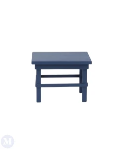 Small Blue Kitchen Table, Empty