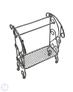 Silver Towel Rack