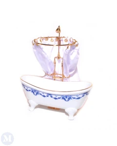RP17692 - Blue Bow Bath with Shower