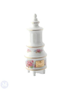 Dresden Rose Porcelain Stove