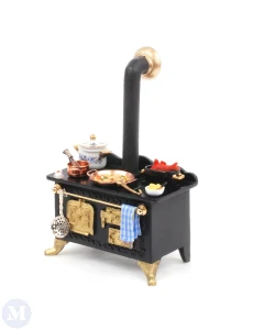 RP18303 - Black Stove with Accessories