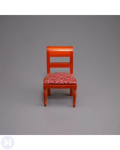 Biedermeier Burgundy Chair