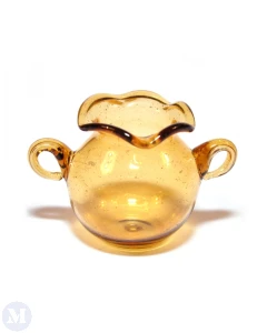 MC1001 Amber Jar with Handles