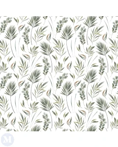 Tropical Leaf Print Wallpaper