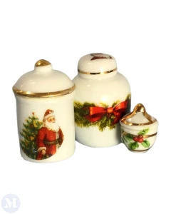 Set of 3 Christmas Jars