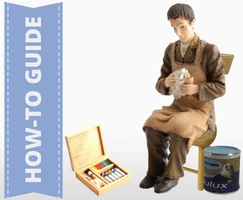 Painting and decorating a dolls house