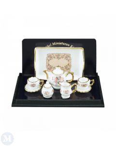 RP13496 - Tea Set with Classic Rose Design