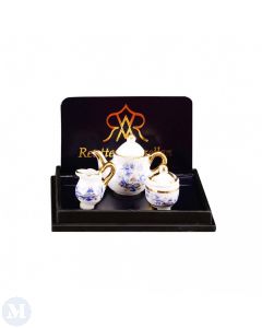 RP13645 - Blue and Gold Tea Set