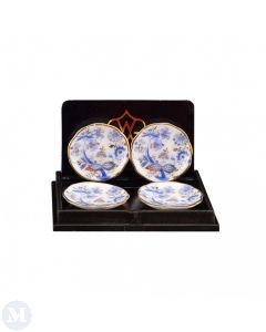 RP13895 - Blue and Gold Dinner Plates (pk4)