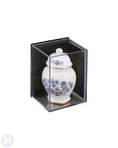 Japanese Vase with Lid Blue and Gold (RP14835)