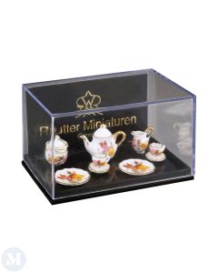 Tea Service For Two, Thanksgiving Design (RP15386)