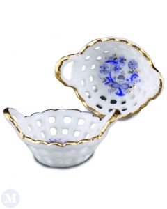 RP16375 - Pair of Blue and Gold Baskets