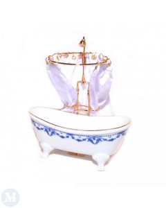 RP17692 - Blue Bow Bath with Shower