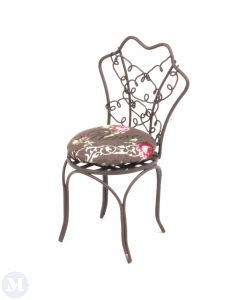 RP18074 - Brown Metal Garden Chair