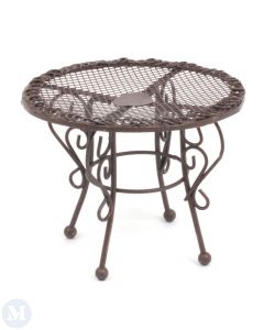 RP18089 - Brown Metal Garden Table