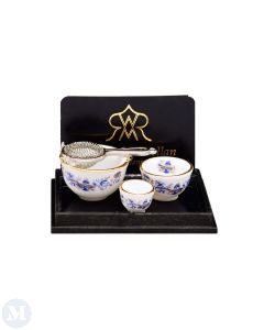 Blue Onion Design Set with Strainer and Bowl (RP18455)