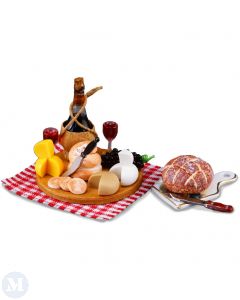 RP18506 - Cheese, Wine and Bread Display