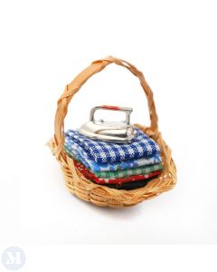 MC3281 Basket of Linen with Iron