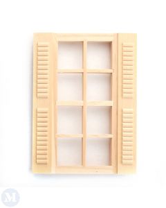 HW5003 - 1:12 Scale 8 Light Window with Shutters