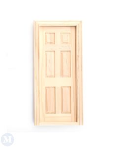 HW6007 - 1:12 Scale 6-Panel Interior Door