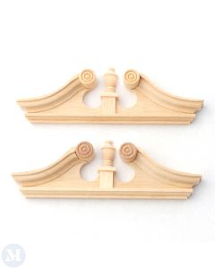 HW7072 - 1:12 Scale Deerfield Window Pediment