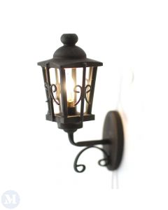 LT2027 - Black Ornate Coach Lamp