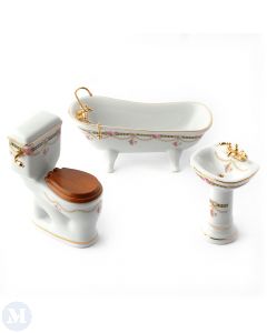 RP17683 - Victorian Rose Bathroom Low Flush