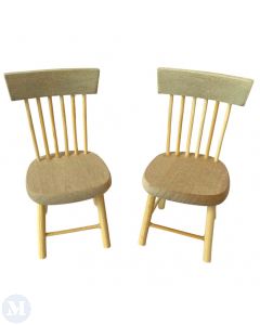 BA028 - Pair of Barewood Chairs