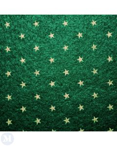 CAPG44 - Ivy Green Carpet with Gold Stars