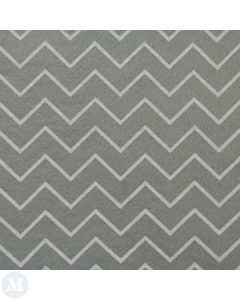 CAPS69 - Light Grey Carpet with White Zigzag Print