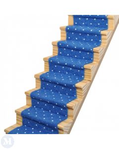 CASB54SPOT - Windsor Blue Spotted Stair Carpet