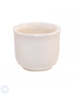 CP027W - Small White Flower Pot