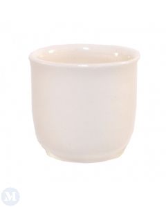 CP028W - Large White Flower Pot