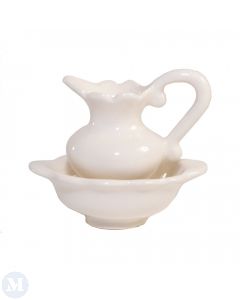 CP096 - Ivory Jug & Bowl