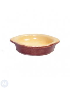 CP104BC - Brown & Cream Pie Dish