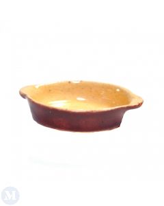 CP105BC - Large Brown & Cream Pie Dish