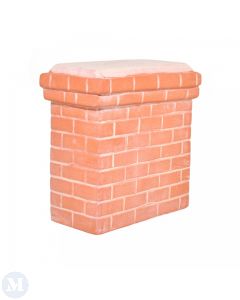 CP303 Clay Chimney Stack - flat double