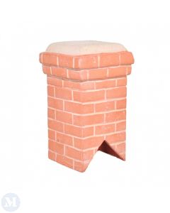 CP320 Clay Chimney Stack - Single 45 degree ridge