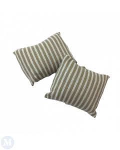 D4191A - Beige and White Striped Cushion (pk2)