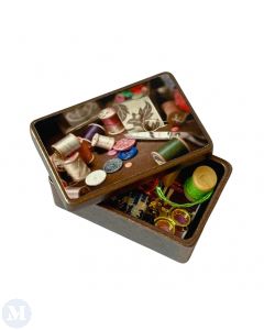 D4238 - Sewing Tin with Contents