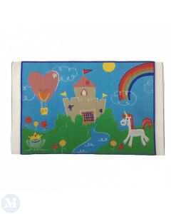 D4268 - Unicorn and Castle Rug