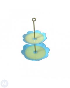 D4281 - Yellow and Blue Cake Stand