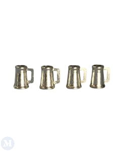 Four Pewter Tankards (D7029)