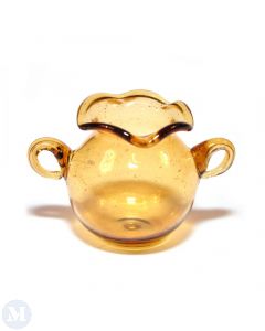 MC1001 Amber Jar with Handles