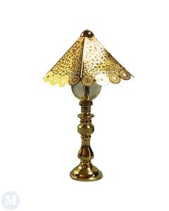 Gold Filigree Table Lamp, Non-working (D7096)