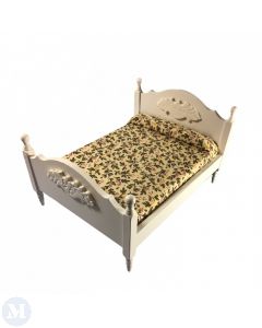 DF042W White double bed