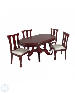 DF081 - Mahogany Table and Chairs