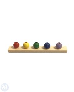 Wooden Coloured Peg Rack (DF2000)