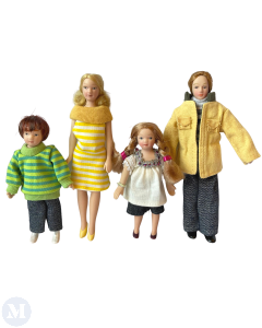 DISCONTINUED - Modern Family of Four Dolls