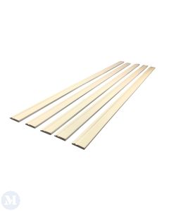 Deep White Skirting Board, Pack of 5 (DIY014)